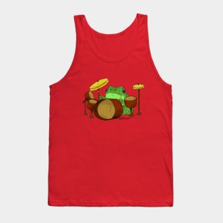 Remy the Drum Playing Frog Tank Top